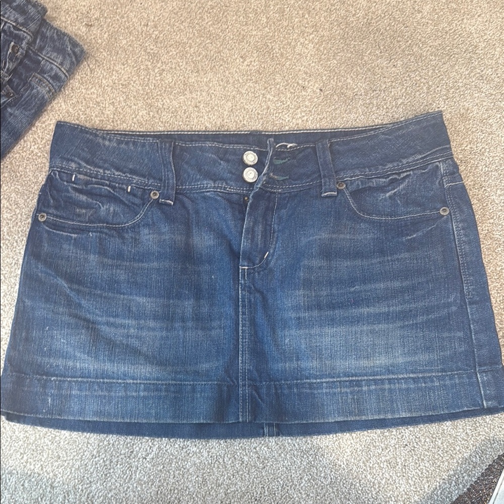 Denim Mini Skirt